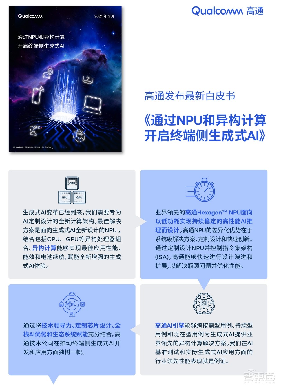 高通首次解读AI技术白皮书，解密NPU三大杀手锏