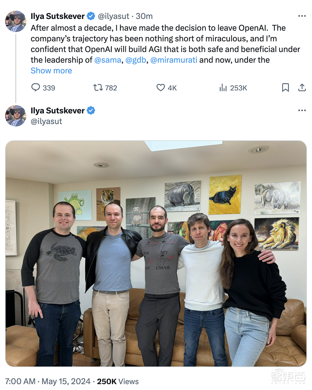 突发!OpenAI首席科学家Ilya离职,一个让马斯克与佩奇决裂的男人