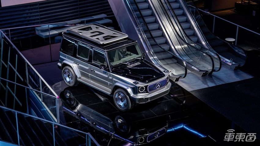奔驰大G纯电版谍照曝光,搭载四电机,或年底亮相