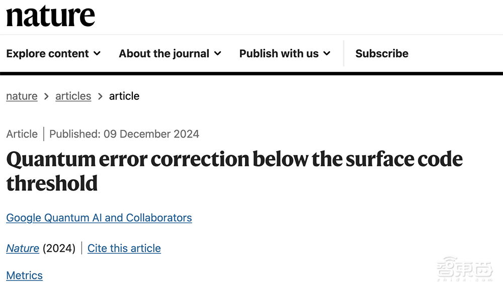 谷歌最强量子芯片登场!破解30年重大难题,速度超过最快超算,马斯克惊叹