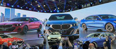 宝马第八代5系轿车长轴版全球首发，油电同上，设计独宠中国用户