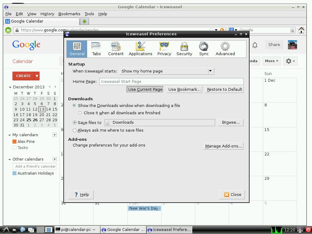 通过树莓派将谷歌日历挂上墙