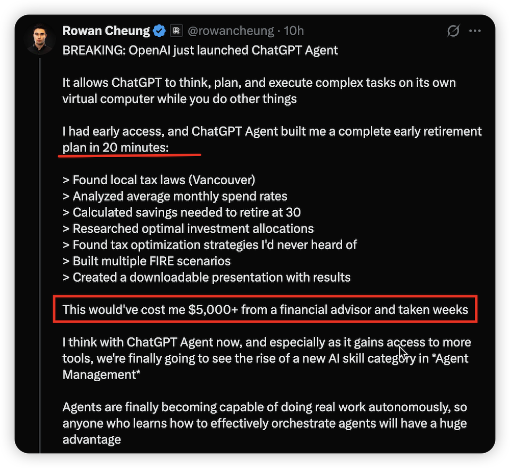 ChatGPT Agent口碑两极化,Manus隔空对战:赢了