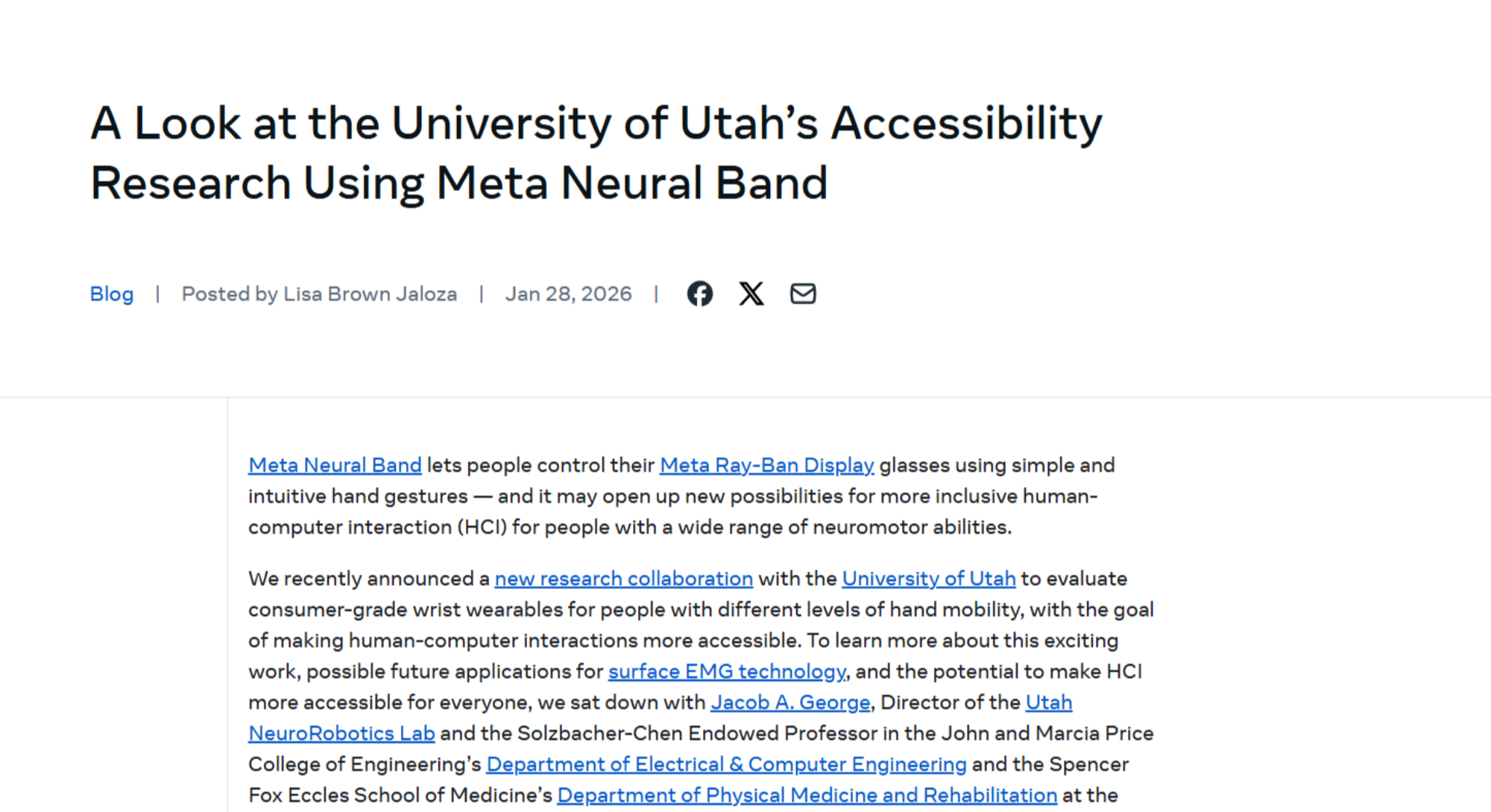 Meta首款消費(fèi)級(jí)神經(jīng)腕帶來了，專為AI眼鏡設(shè)計(jì)