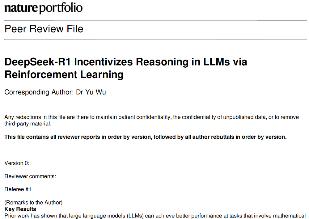 刚刚,梁文锋发Nature了!