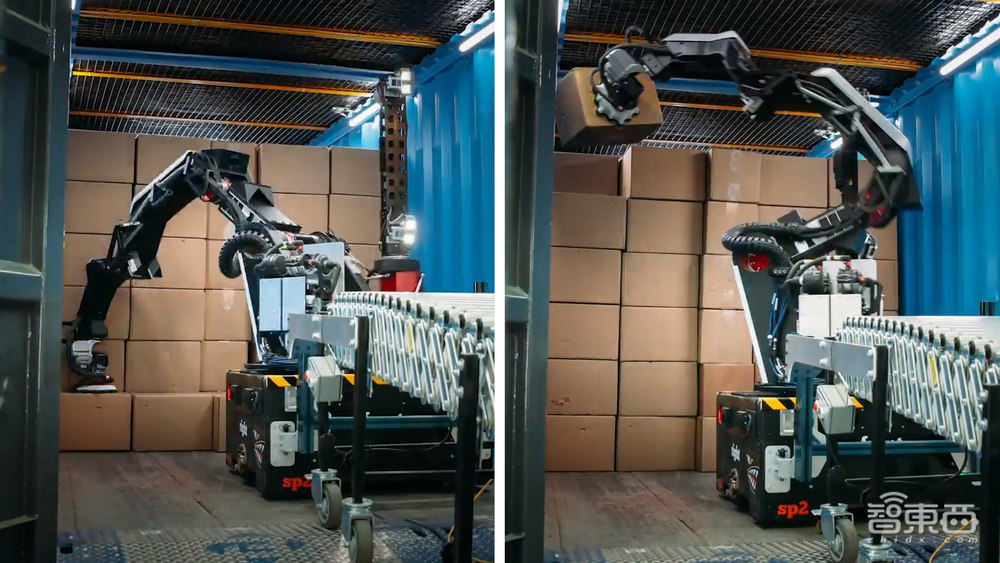 波士顿动力机器人进工厂“搬砖”!1小时搬800箱,16小时不用续航