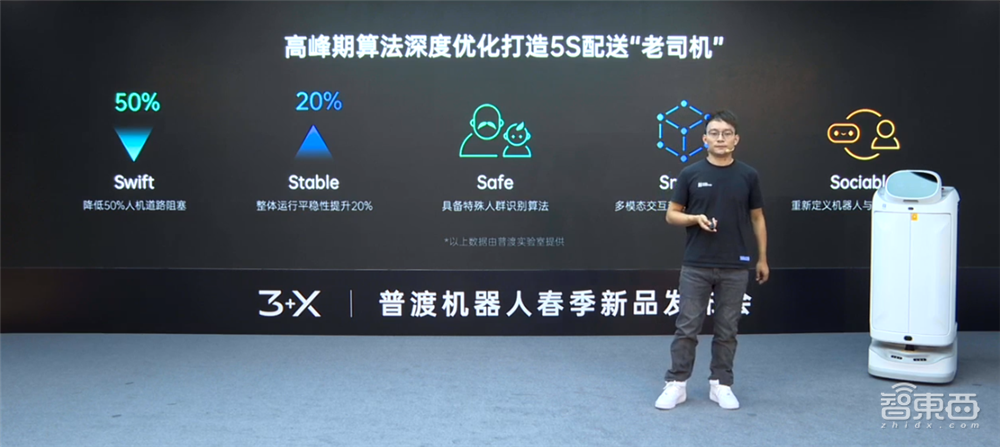 首款商用配送机器狗来了!普渡推出长胳膊的送餐机器人,还有专业洗地机