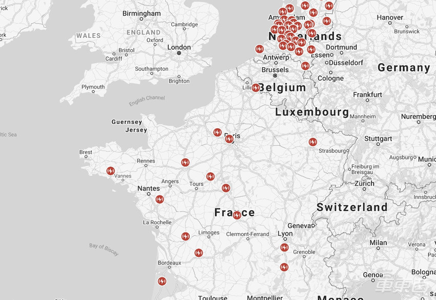 特斯拉在荷兰开放充电站,已在欧洲多国试点
