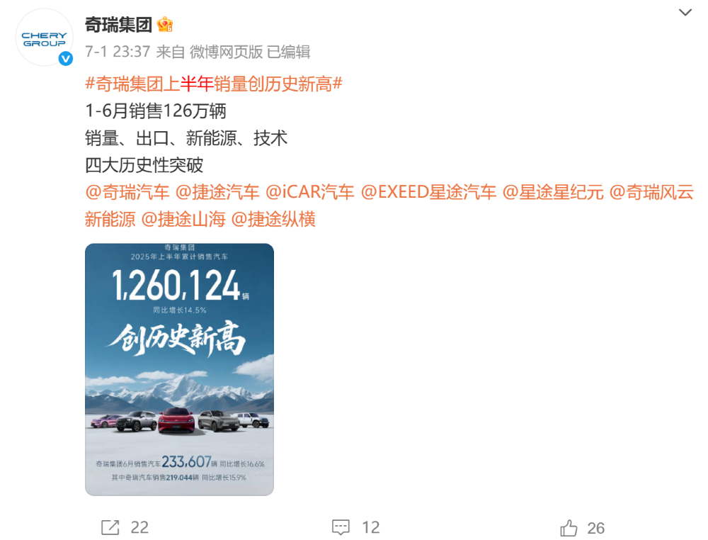 奇瑞更新港交所招股书!已获证监会备案,今年一季度利润增超90%