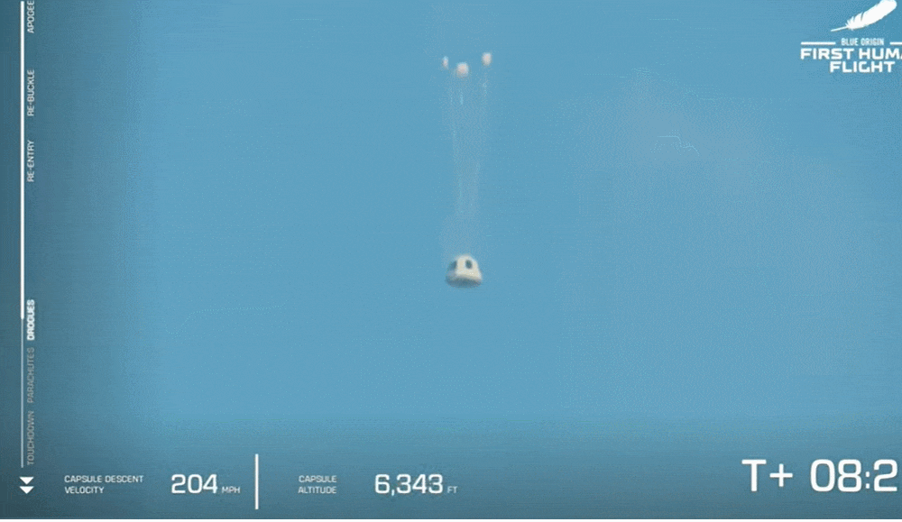 人类壮举!世界首富带82岁老人完成太空飞行,全程10分钟10秒