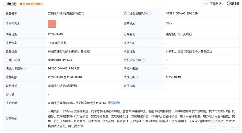 特斯拉和Annex在华成立芯片合资公司 占股5%