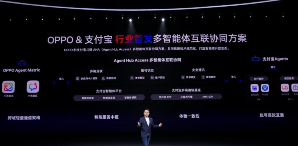 OPPO官宣AI战略三大底座!AIOS登场,小布记忆拿下吉尼斯,协同支付宝智能体