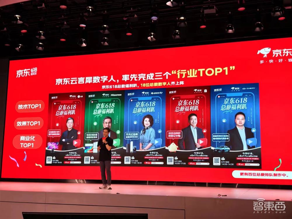 AI爆火京东618！数字人带动百亿GMV，AI硬件销售额增200%，Vision Pro原生应用首发