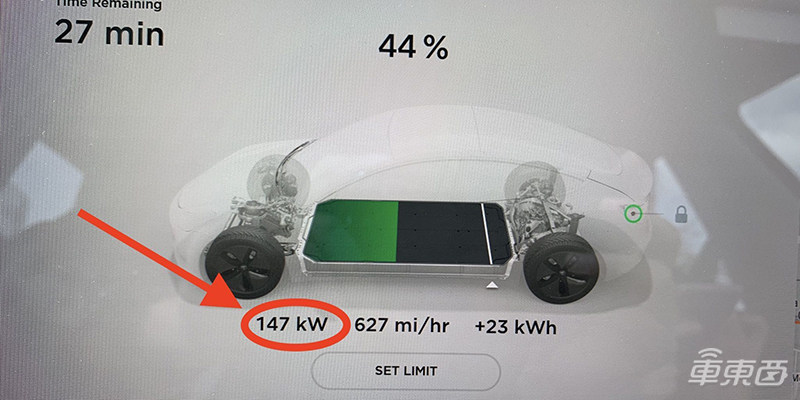 特斯拉超级充电3.0版实测 5分钟续航90公里