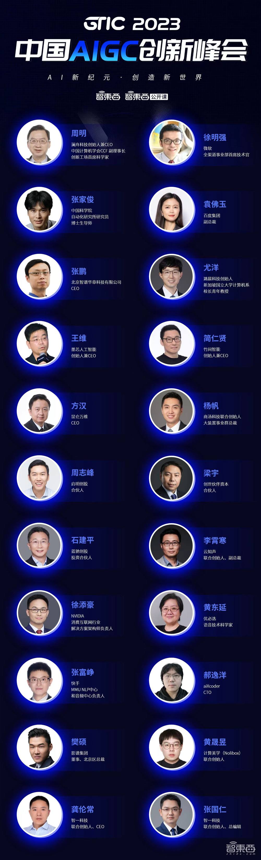 @所有人，GPT-4時代重磅AIGC盛會周五見！完整議程請查收