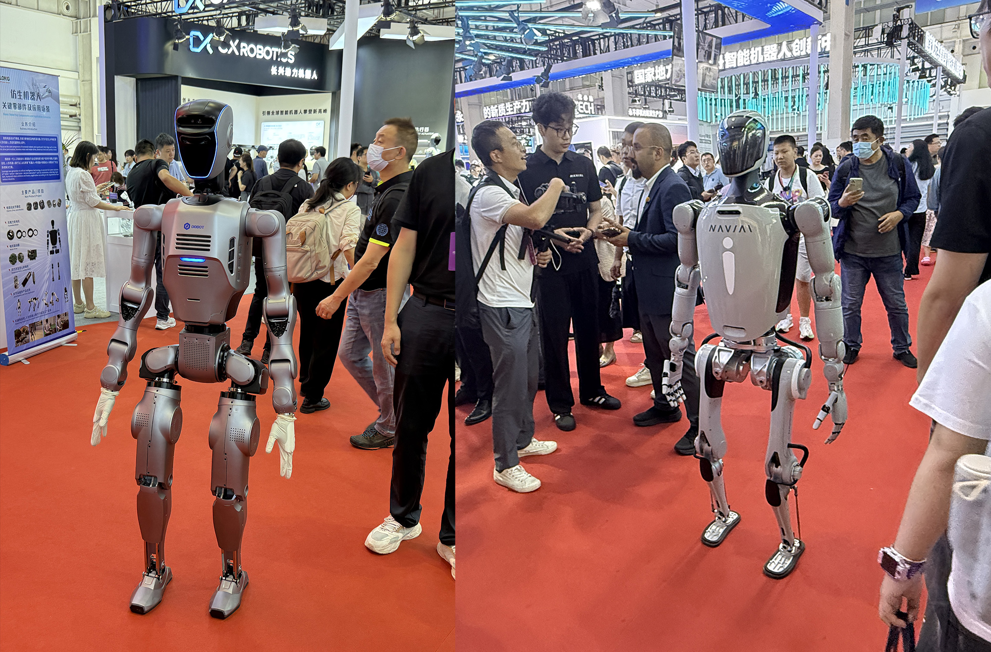 最贵97万搬回家,人形机器人天团涌入北京!暴走2万步玩命逛完,亮点都在这了