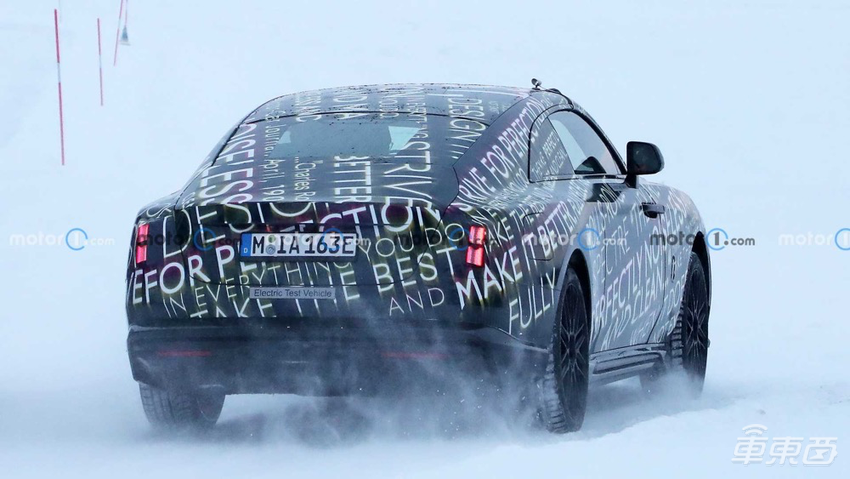 劳斯莱斯首款纯电路测谍照曝光!外形酷似魅影,明年底上市