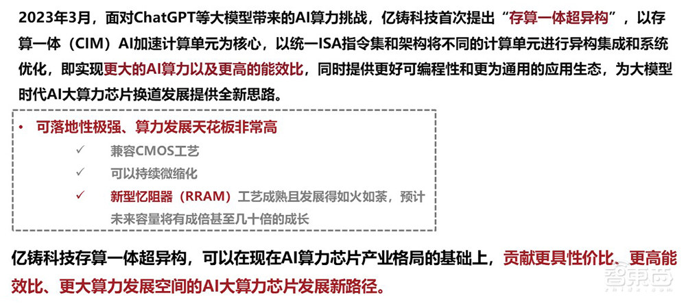 亿铸科技熊大鹏:大模型时代,AI大算力芯片急需破除“存储墙”丨GACS 2023