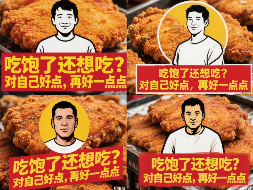 “鸡排哥”的走红名场面,腾讯混元图像都整明白了