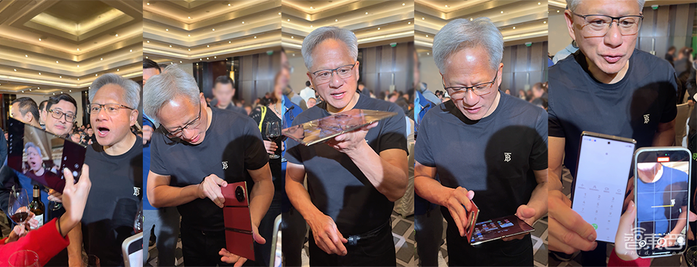 黃仁勛到北京了！看川劇變臉，夸華為三折疊，說大陸離職率全球最低