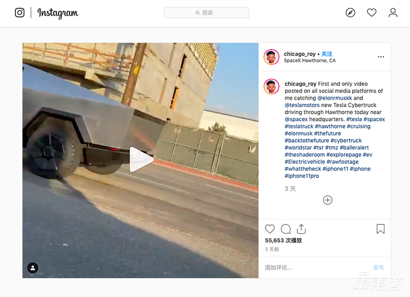 特斯拉火星皮卡驶入美国街头 累计预定超25万台