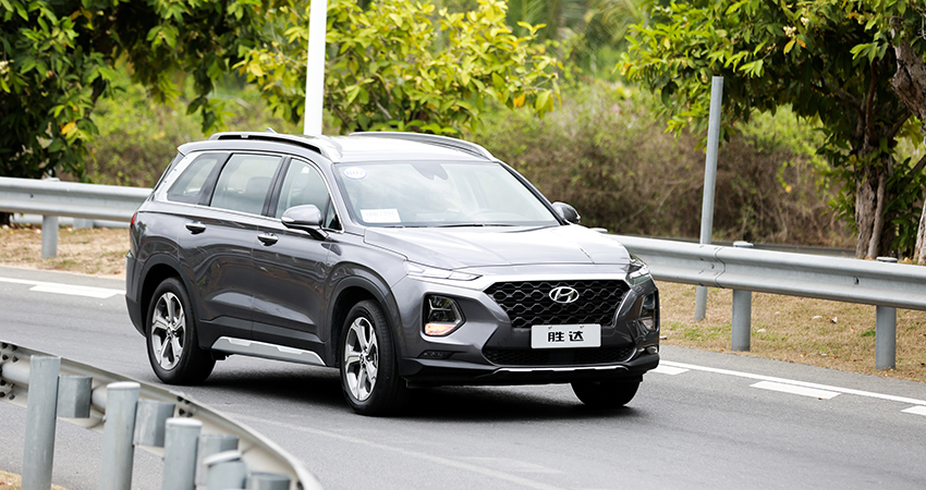 百度车载系统+L2级自动驾驶 三亚试驾第四代现代胜达