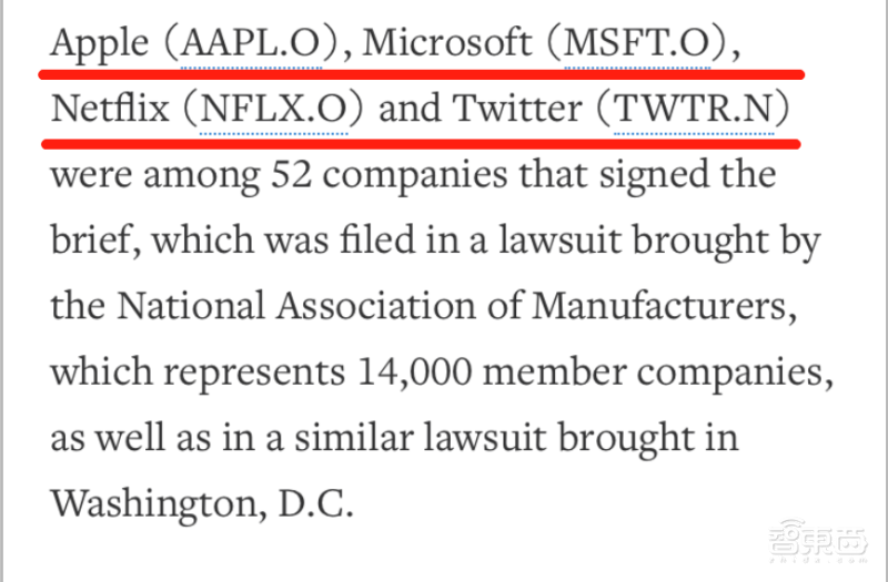 起诉特朗普!苹果微软比字节先出手,52家美国科技公司联合