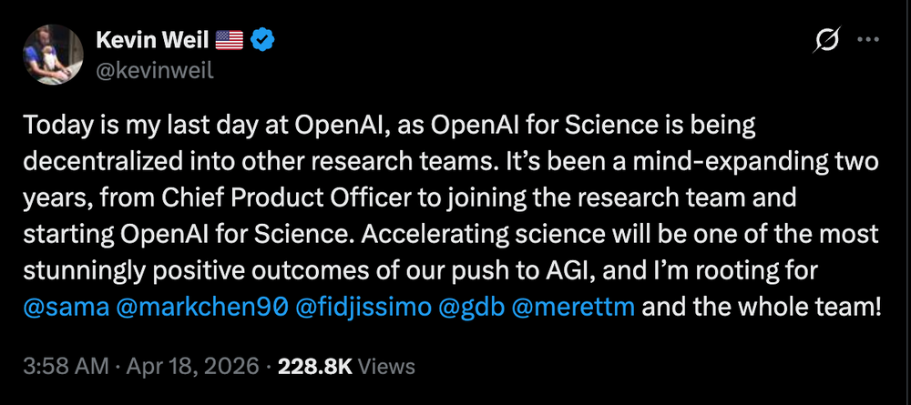 突发！OpenAI连失大将，Sora之父离职，IPO前夜风波不断