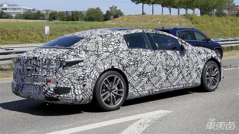 奔驰旗舰电动轿车谍照曝光:加入隐藏把手 或明年发布