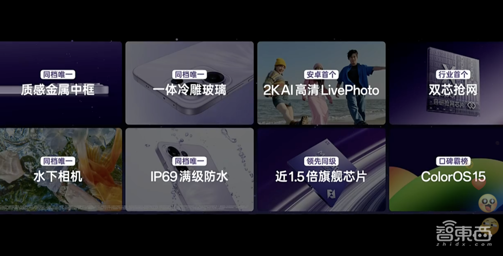 OPPO Reno13发布:支持AI高清实况照片,水下拍摄3秒排水,2699元起