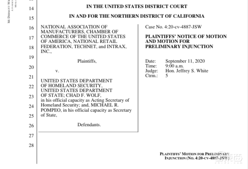 起诉特朗普!苹果微软比字节先出手,52家美国科技公司联合