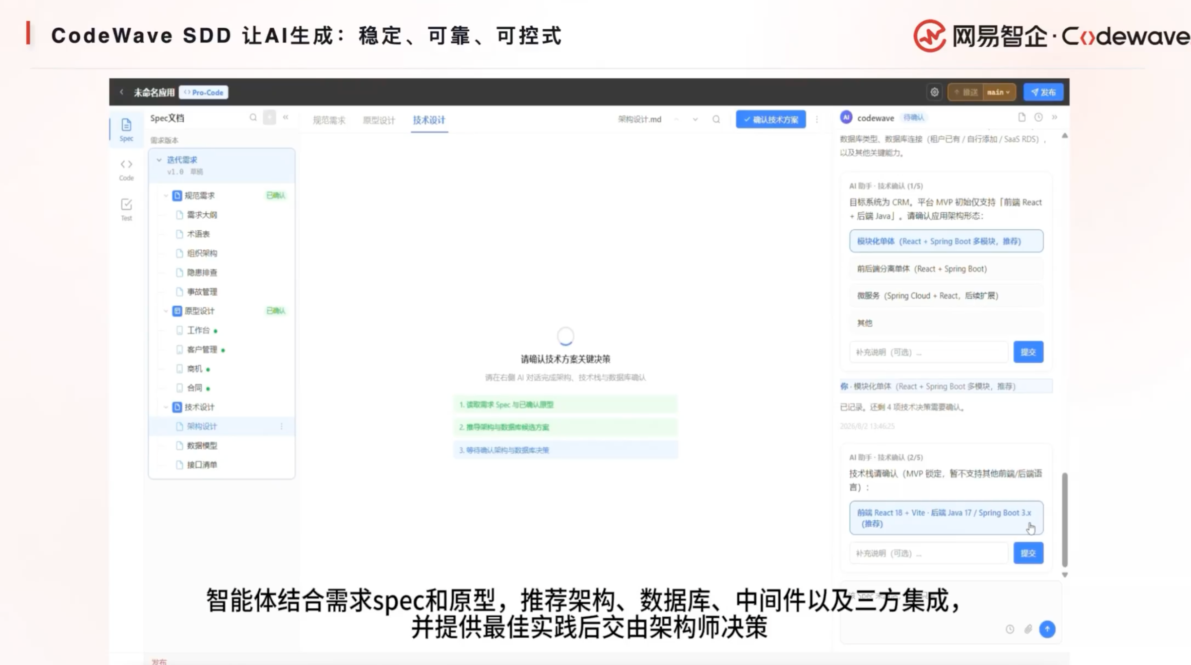 三步告别“屎山代码”？网易发布CodeWave SDD，瞄准L4级别软件开发