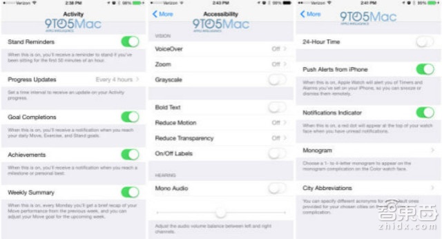 iOS客户端曝光 AppleWatch功能大起底