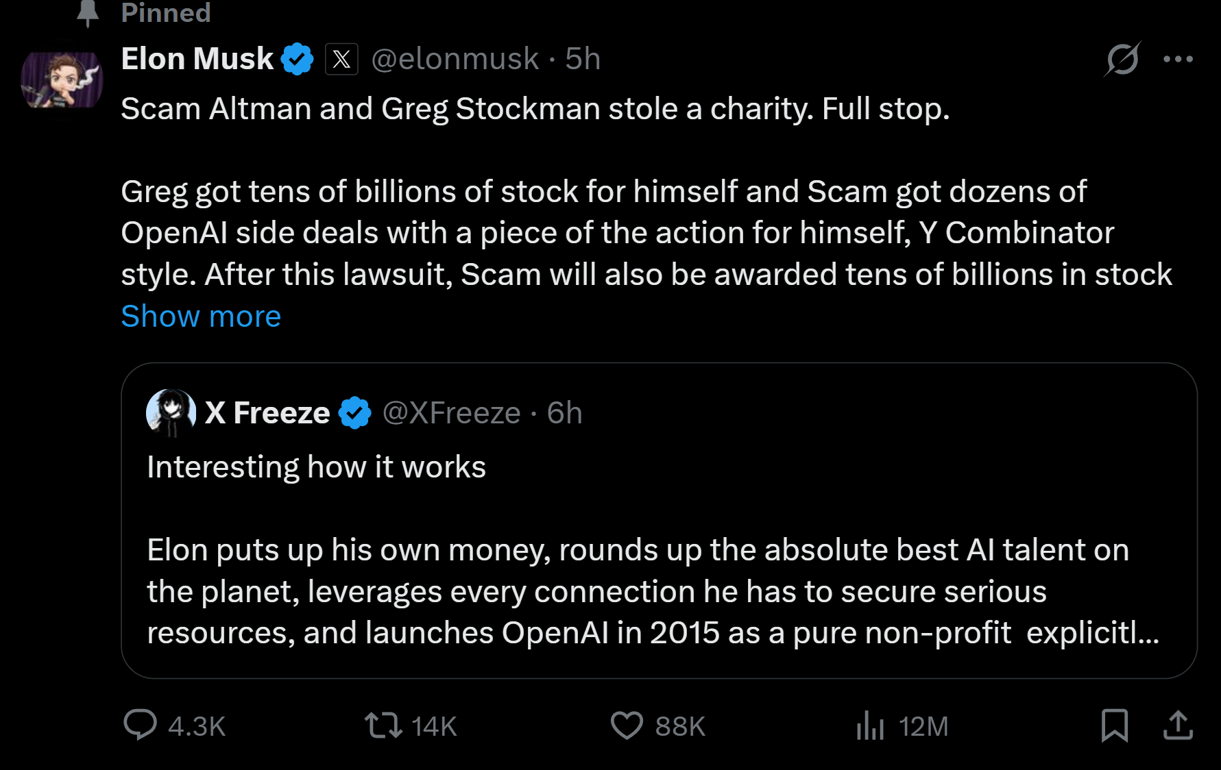 今日，马斯克大战奥尔特曼，AI世纪诉讼案开庭！