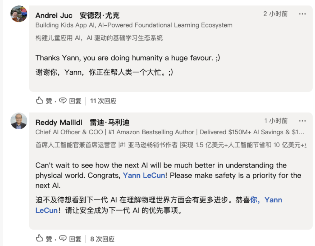 突发!杨立昆官宣离职,感谢一圈Meta领导,只字不提亚历山大·王