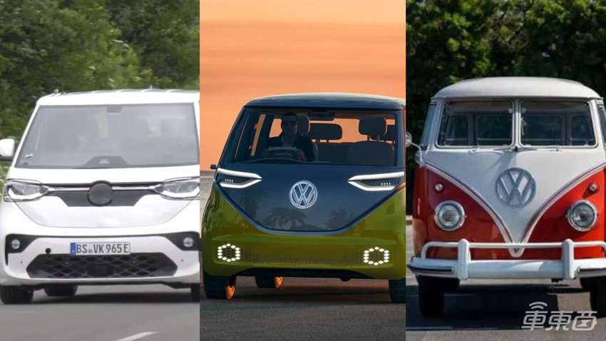 大众ID.Buzz路试视频曝光:整体造型接近概念车,将于2022年量产