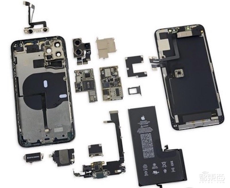iPhone 11 Pro拆机!还是英特尔基带芯片,电池结构有大变化