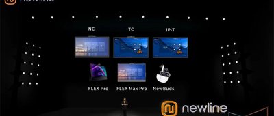 Newline联合腾讯推出会议大屏，真无线会议耳机1099元