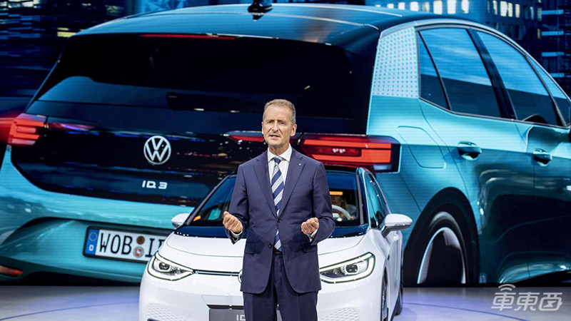 大众王牌电动车ID.3正式投产 德国总理到场站台