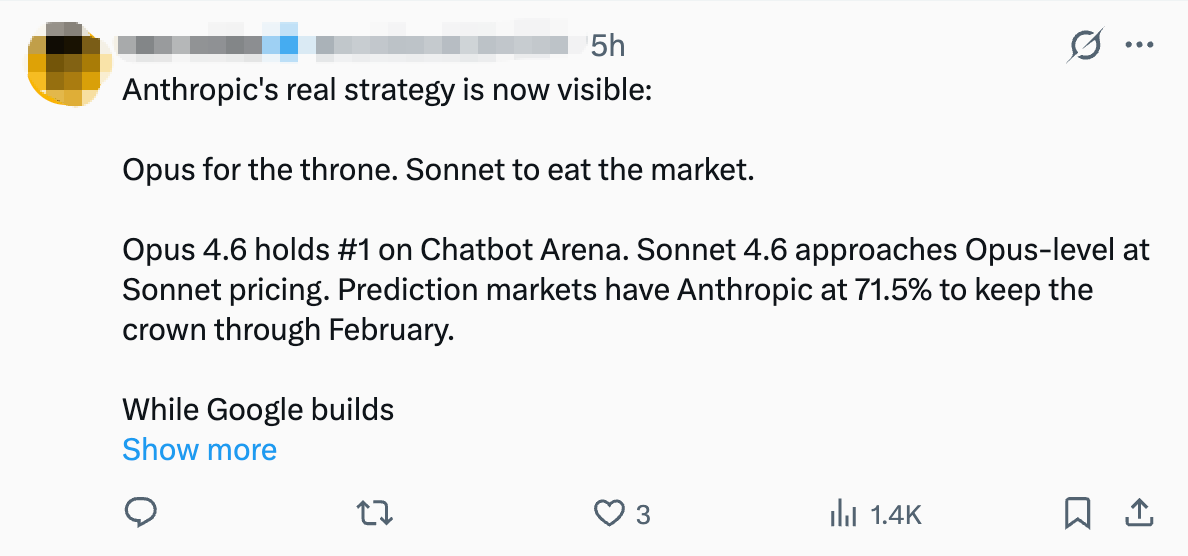 Claude Sonnet 4.6空降!Office性能干翻旗舰模型,软件股哀嚎一片