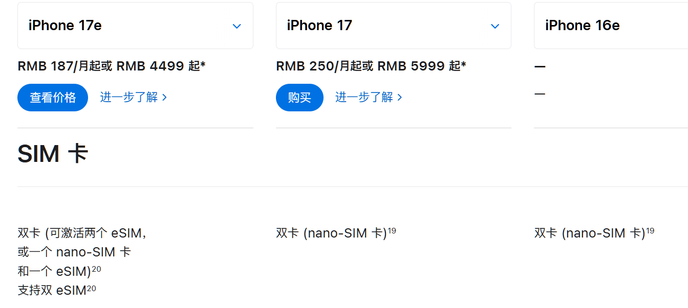 刚刚，苹果新iPhone来了，3999元用上最新A19，内存翻倍不涨价