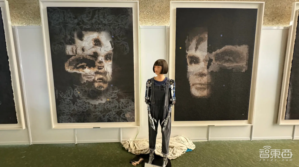 AI人形机器人作画,一幅卖了800万