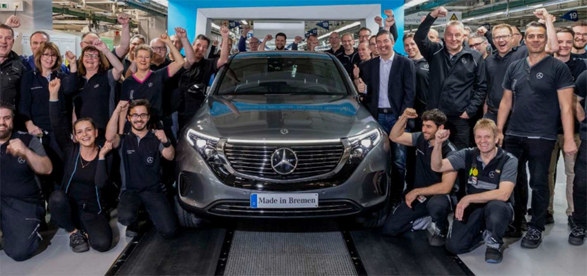 奔驰EQC在德国工厂下线 下半年由北京奔驰国产
