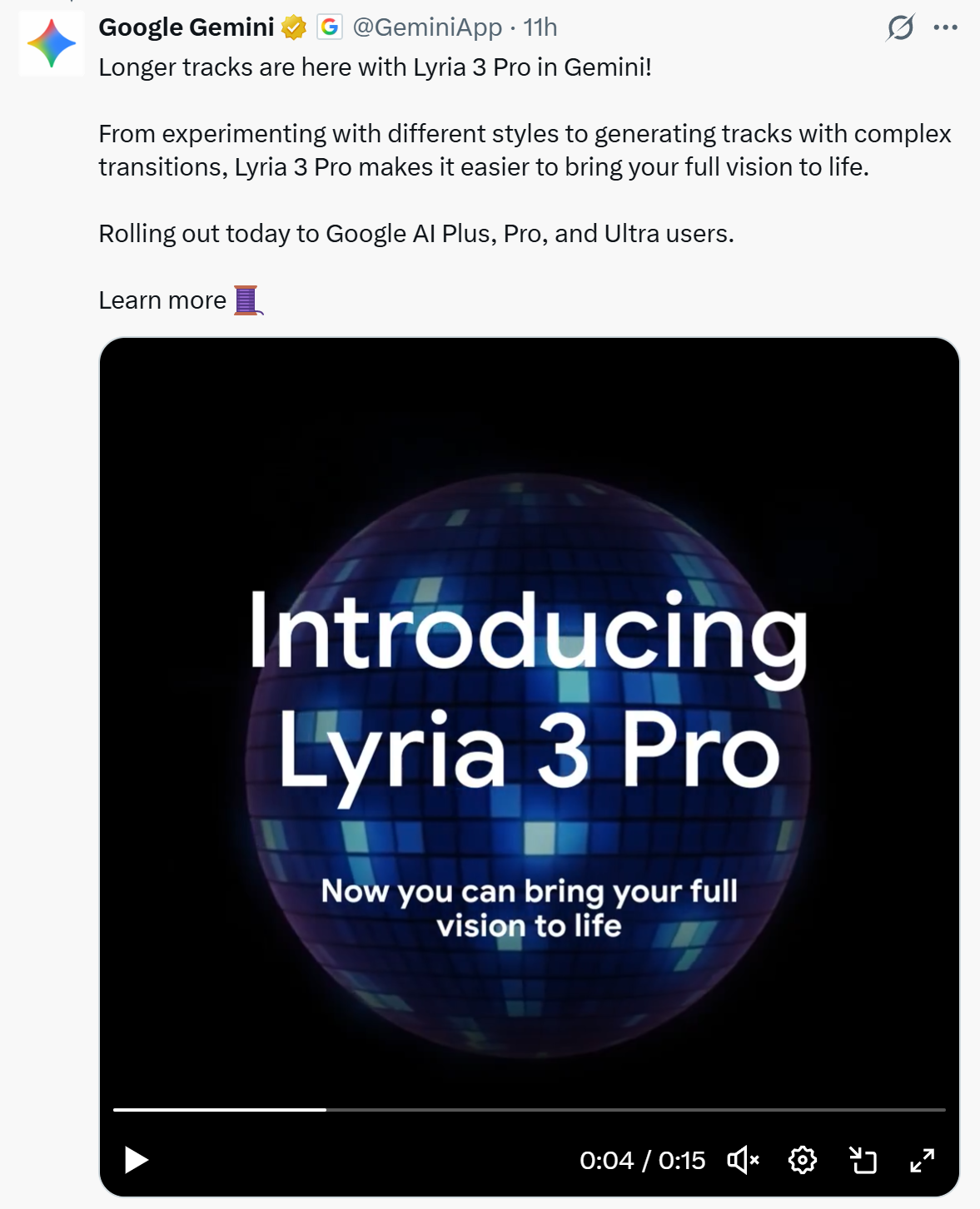 谷歌杀入AI音乐牌桌!实测一键生成3分钟歌曲,可精细控制段落