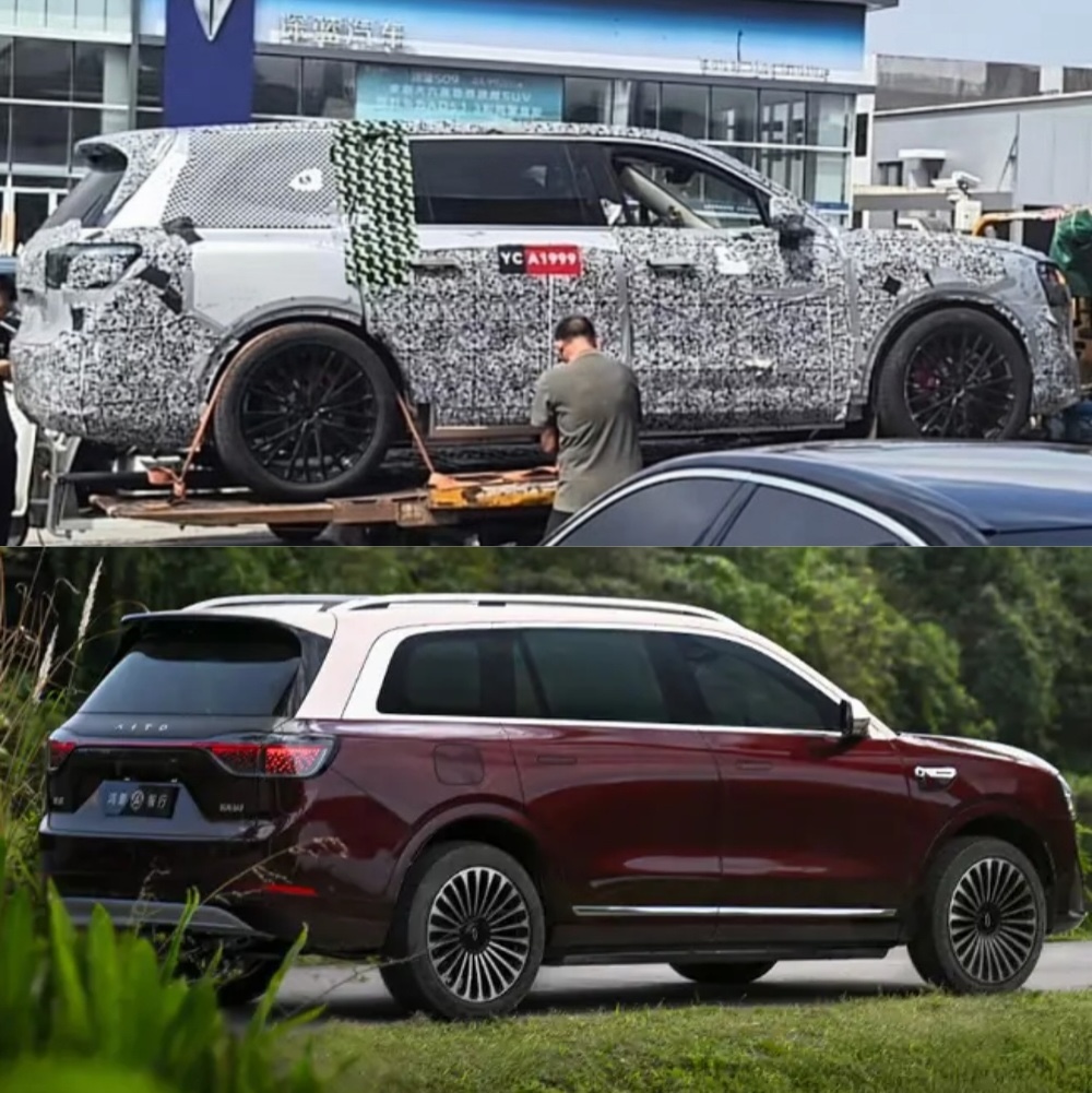 问界“车皇”要来了！M9加长版曝光，造型更加豪华大气，瞄准超豪华市场