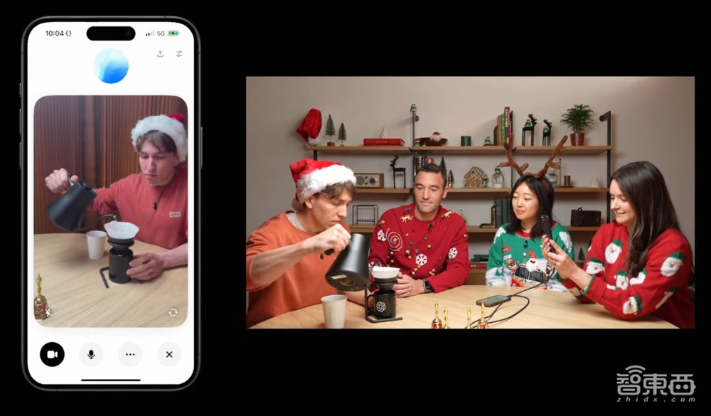 ChatGPT能视频聊天了!OpenAI深夜上新:一键共享屏幕、召唤“圣诞老人”