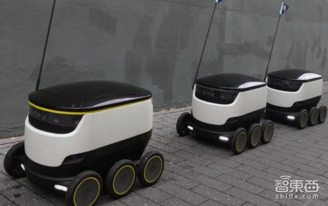 送餐机器人走进了人行道 一个新的行业正在崛起