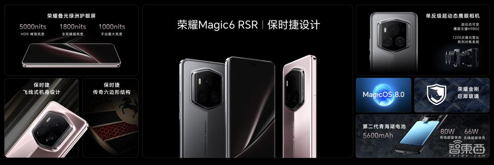 Magic6至臻版與RSR 保時(shí)捷設(shè)計(jì)齊發(fā)！榮耀多款旗艦新品亮相，趙明再談AI戰(zhàn)略