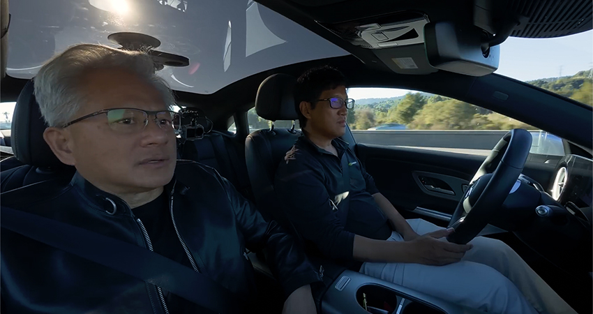 黄仁勋体验自家L2！吴新宙交卷，22分钟零接管穿越旧金山
