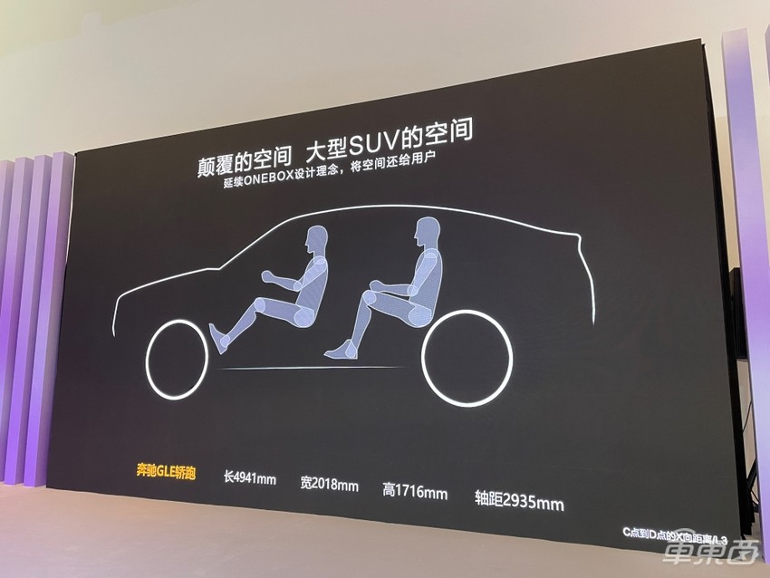智界R7剑指特斯拉Model Y！敲敲logo就能打开前备厢，内部空间巨能装